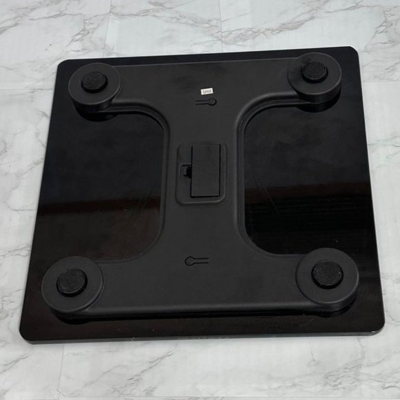 Black Digital Body Weight Bathroom Scale Tempered Glass Slim Waist LCD - Picture 5 of 10